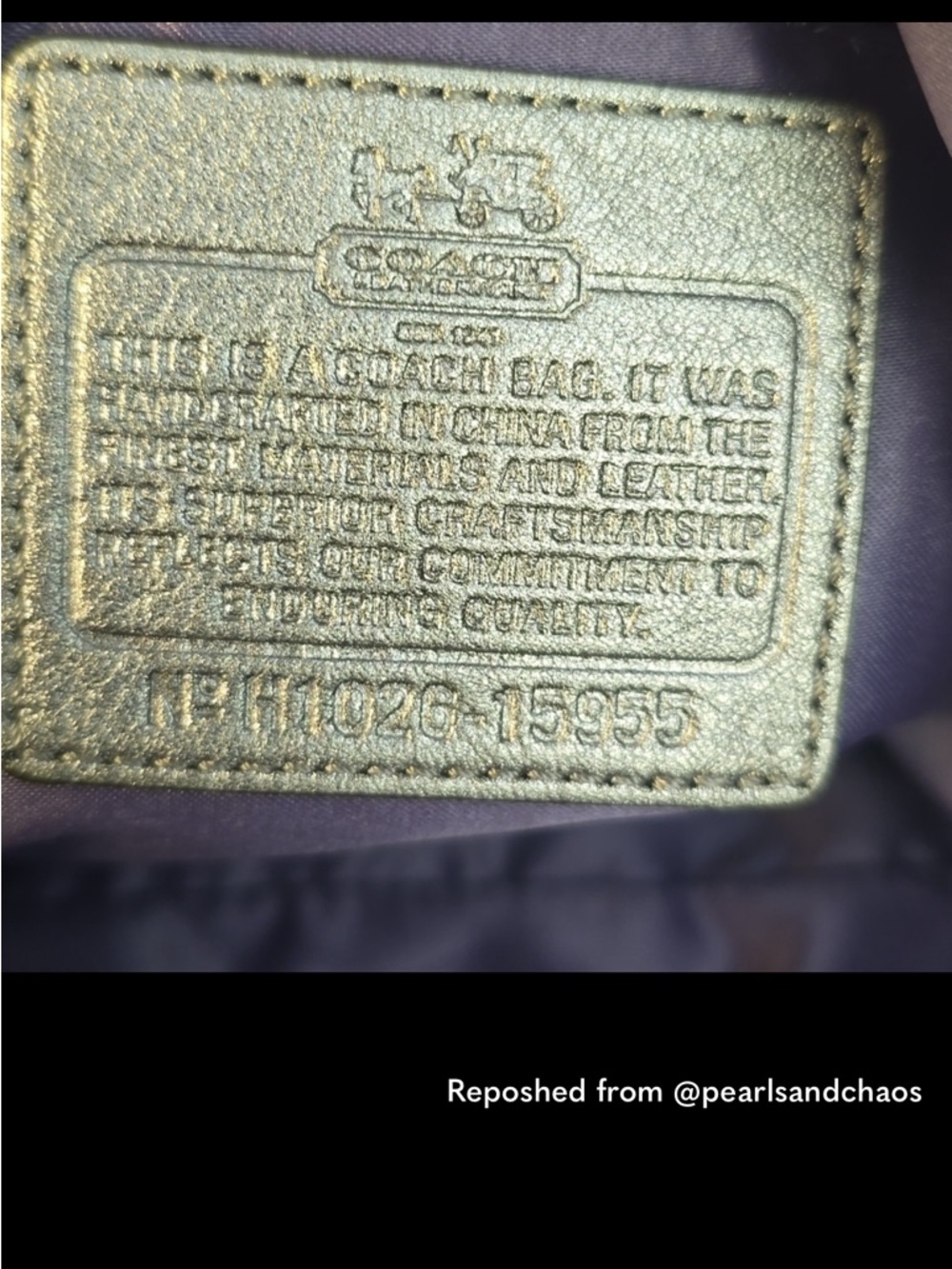 Coach Silver Leather Satchel Handbag - Picture 8 of 9